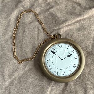 Costume clock necklace with Chain